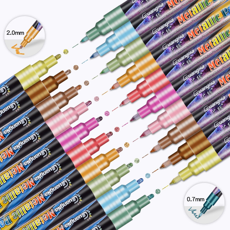 Guangna Shinning Metallic Marker Pens 18 Colors