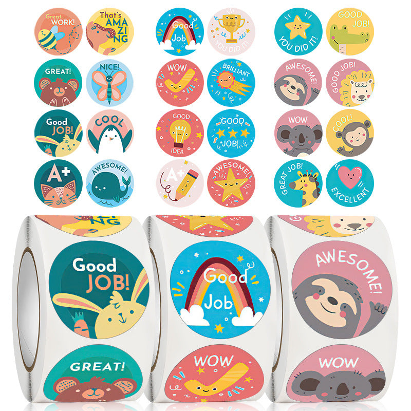 1500Pcs Teacher Reward Stickers for Kids,1 inch