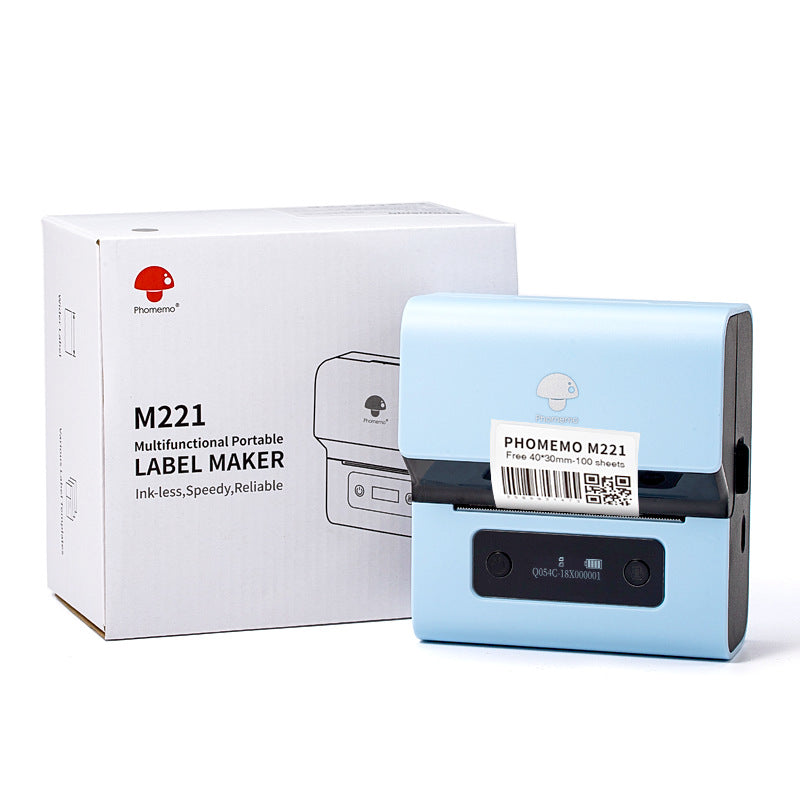 Phomemo M221 Label Makers- 3 Inch Barcode Label Thermal Printer