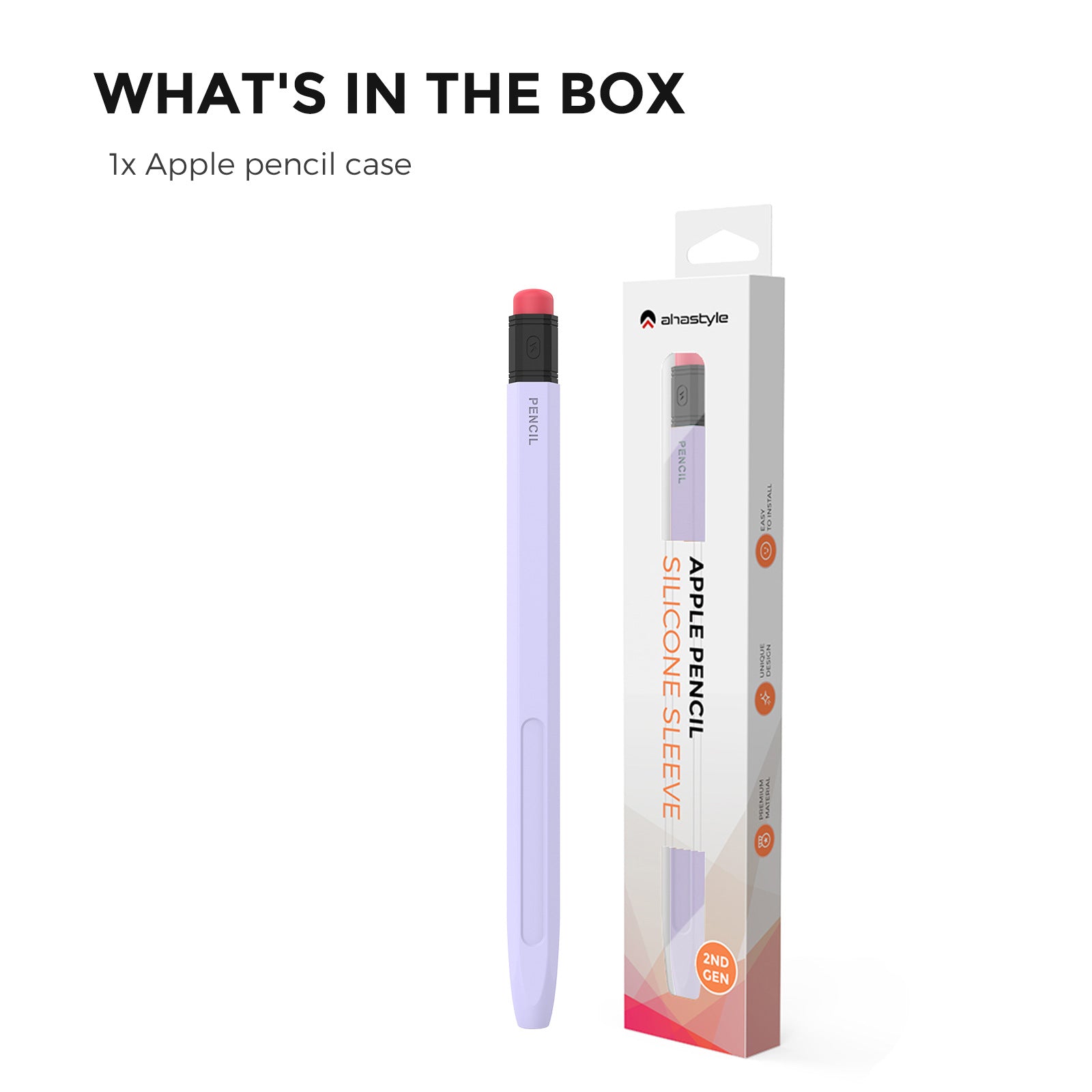 AhaStyle Classic Pencil Case Compatible with Apple Pencil 2st Generation