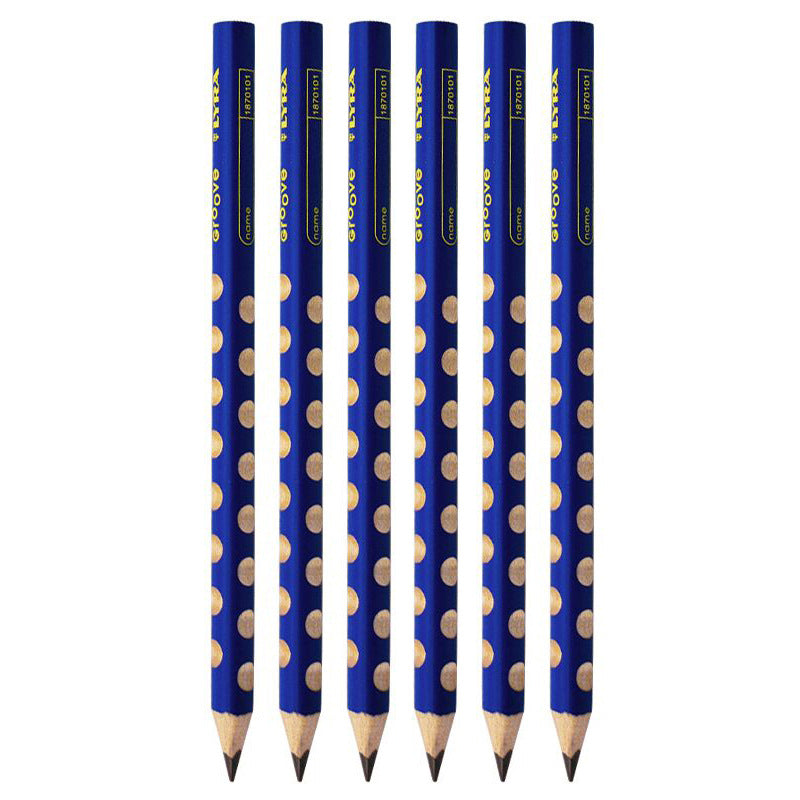 LYRA Groove Graphite Triangular B Pencils,36 Pieces