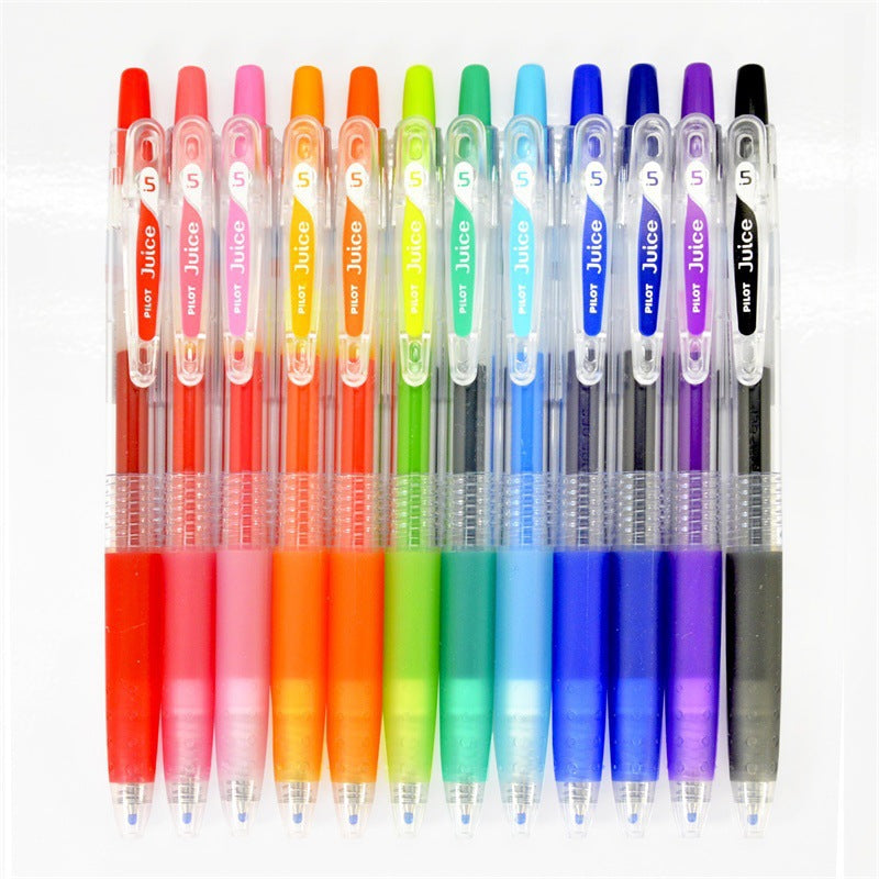 Pilot Juice Gel Ink Ballpoint Pen, 0.5mm, 12 Color Set