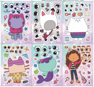 24 Sheets Gabby’s Dollhouse Stickers for Kids