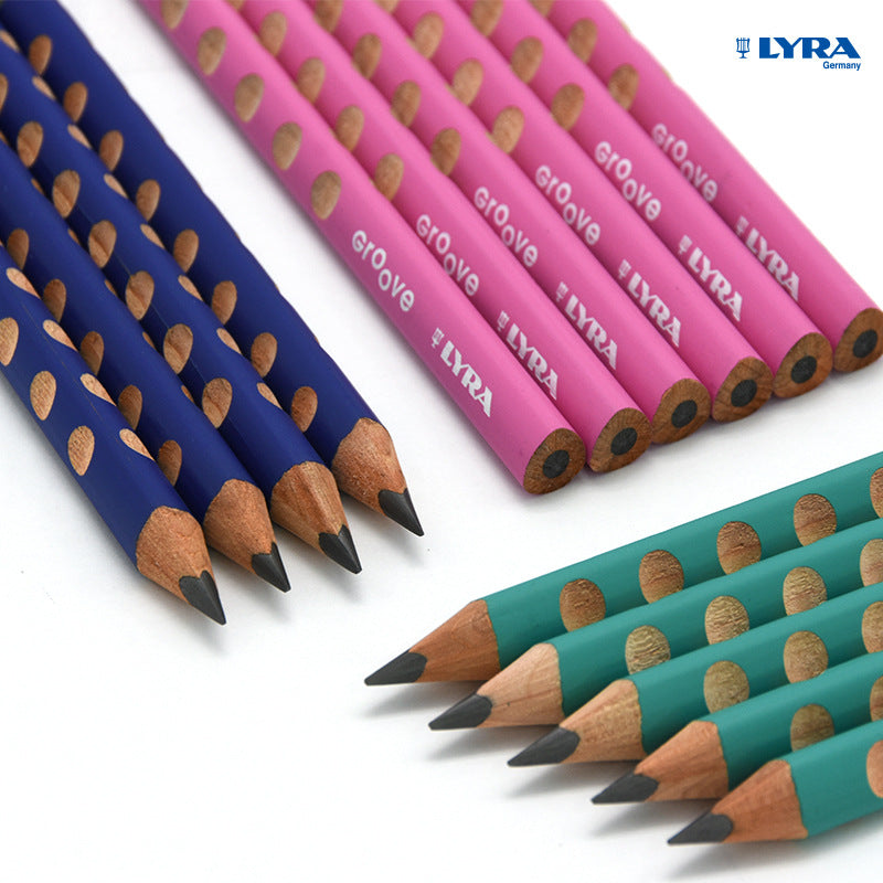 LYRA Groove Graphite Triangular B Pencils,36 Pieces