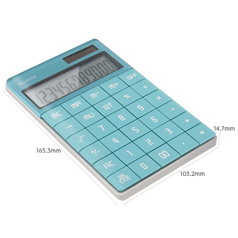 DELI NUSIGN NS041 Desk Calculator 12 Digit Large Display