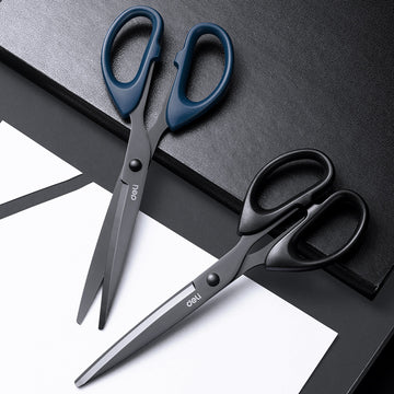 DELI 8 INCH Scissor for Craft School Office Work,2 Pack