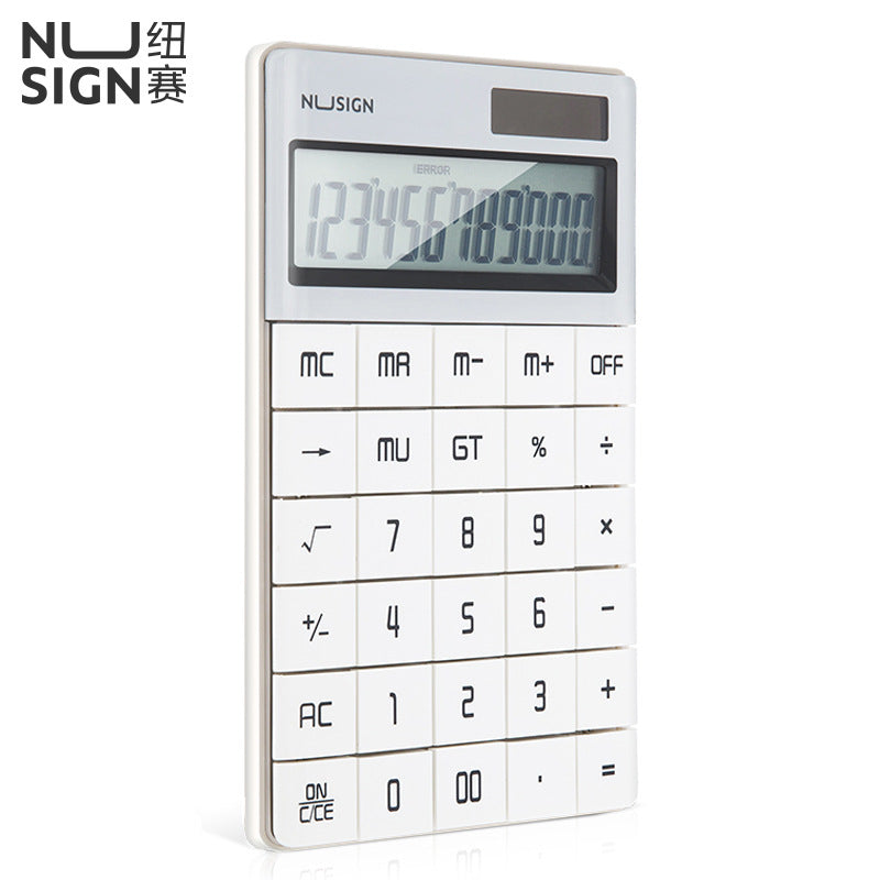 DELI NUSIGN NS041 Desk Calculator 12 Digit Large Display