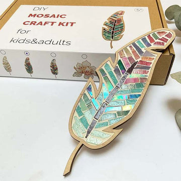 DIY Mosaic Wood Craft Kits for Kids & Adults