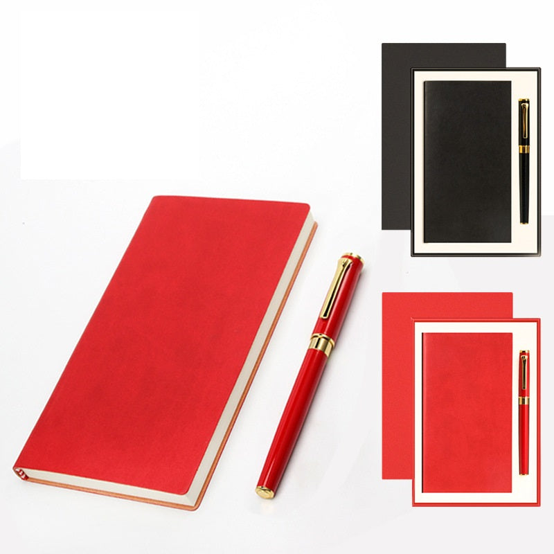 Metal Ballpoint Pen with A6 Pocket Notebook Journal