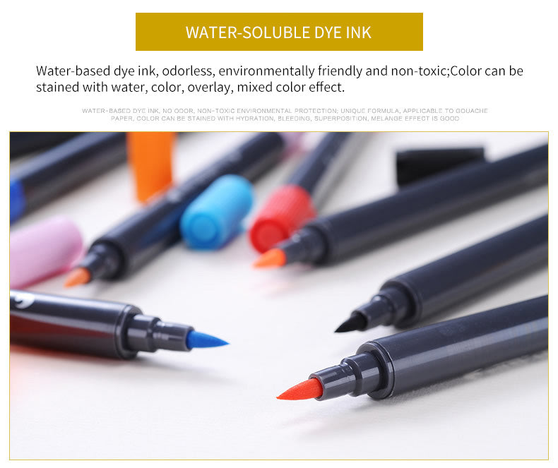 STA 3110 80 Color Double-Ended Watercolour Brush Pen