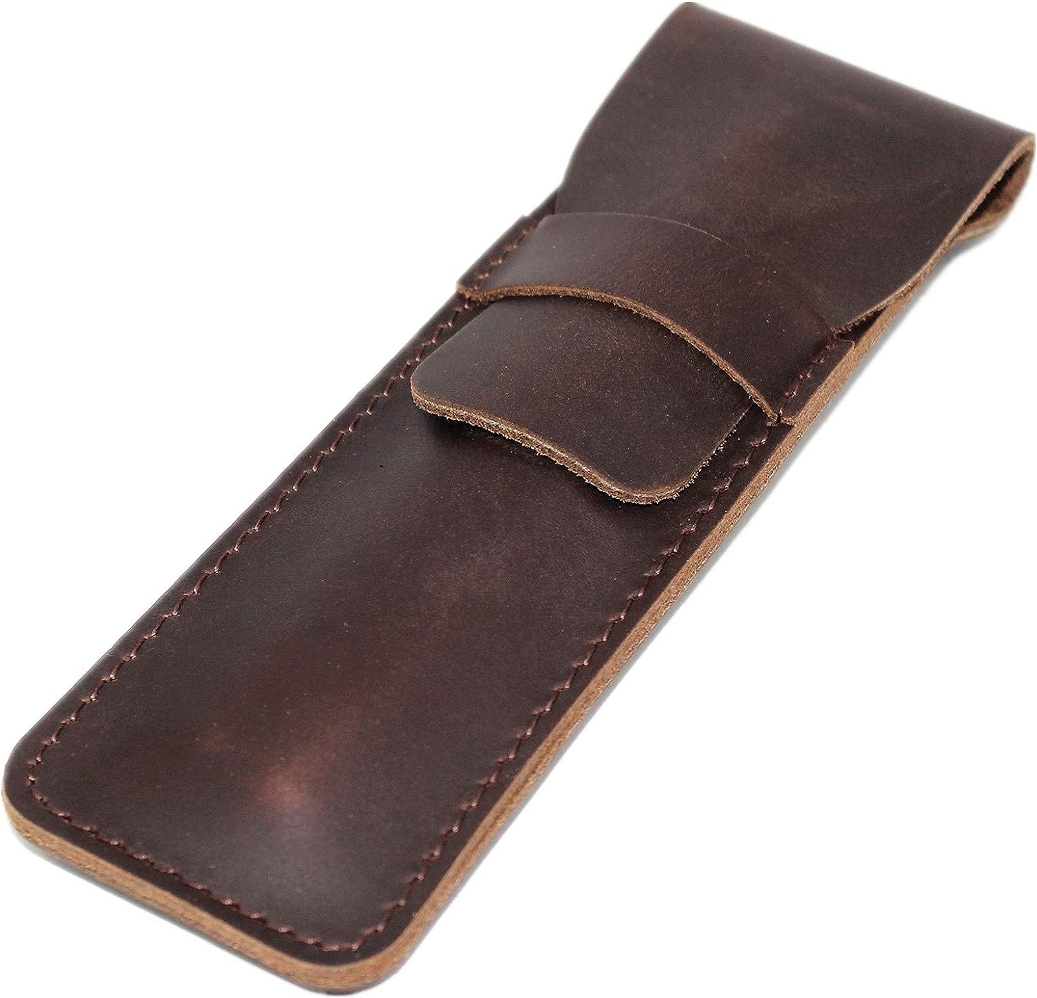 Leather Fountain Pen Pouch Case