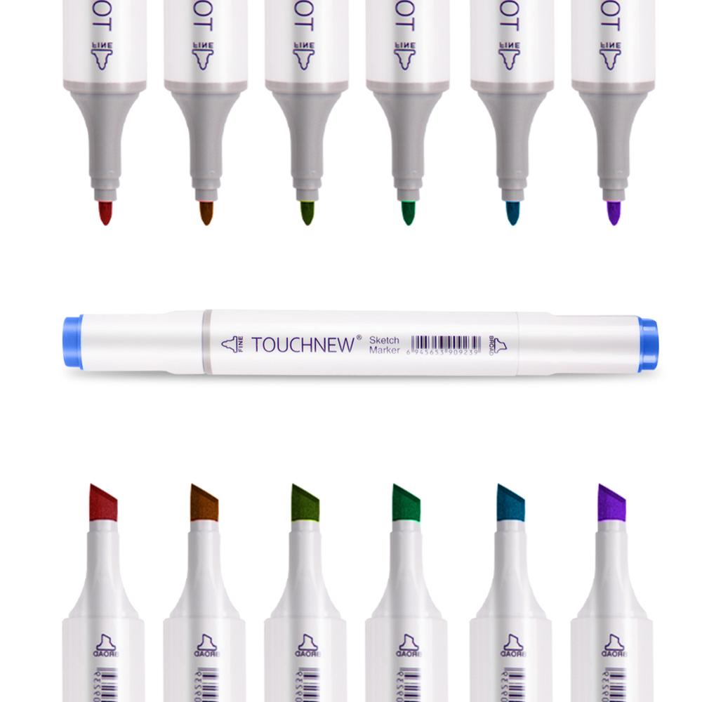 TOUCHNEW Sketch Markers 36 Color Animation Set for Adult Art Drawing Sketching