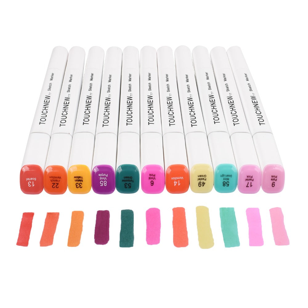 TOUCHNEW T7 168 Full Color Set Alcohol Based Sketch Art Markers