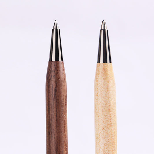 Solid Wood Ballpoint Pen Set 2 Pack