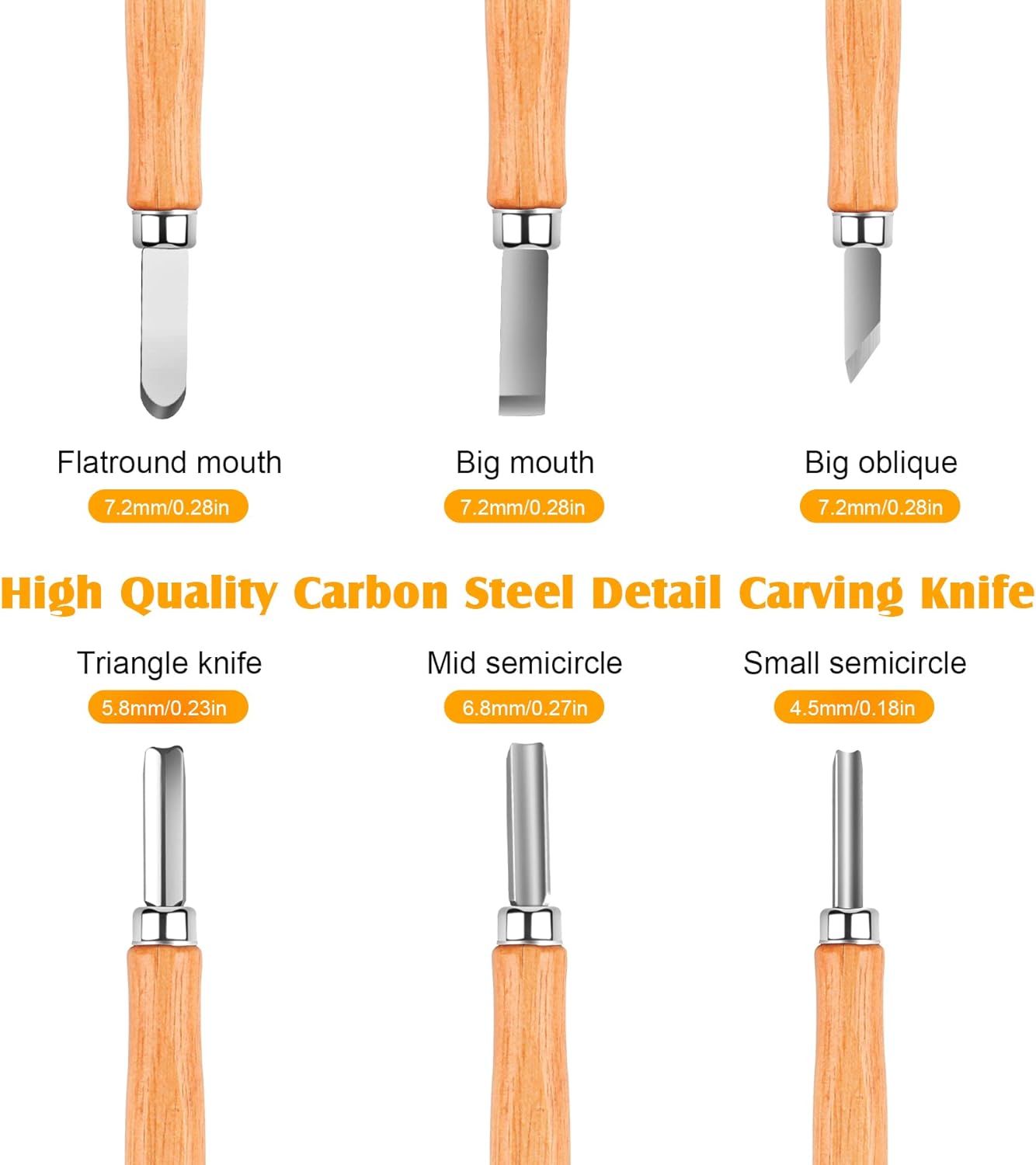 26in1 Wood Carving Kit with Knife Chisel Gloves