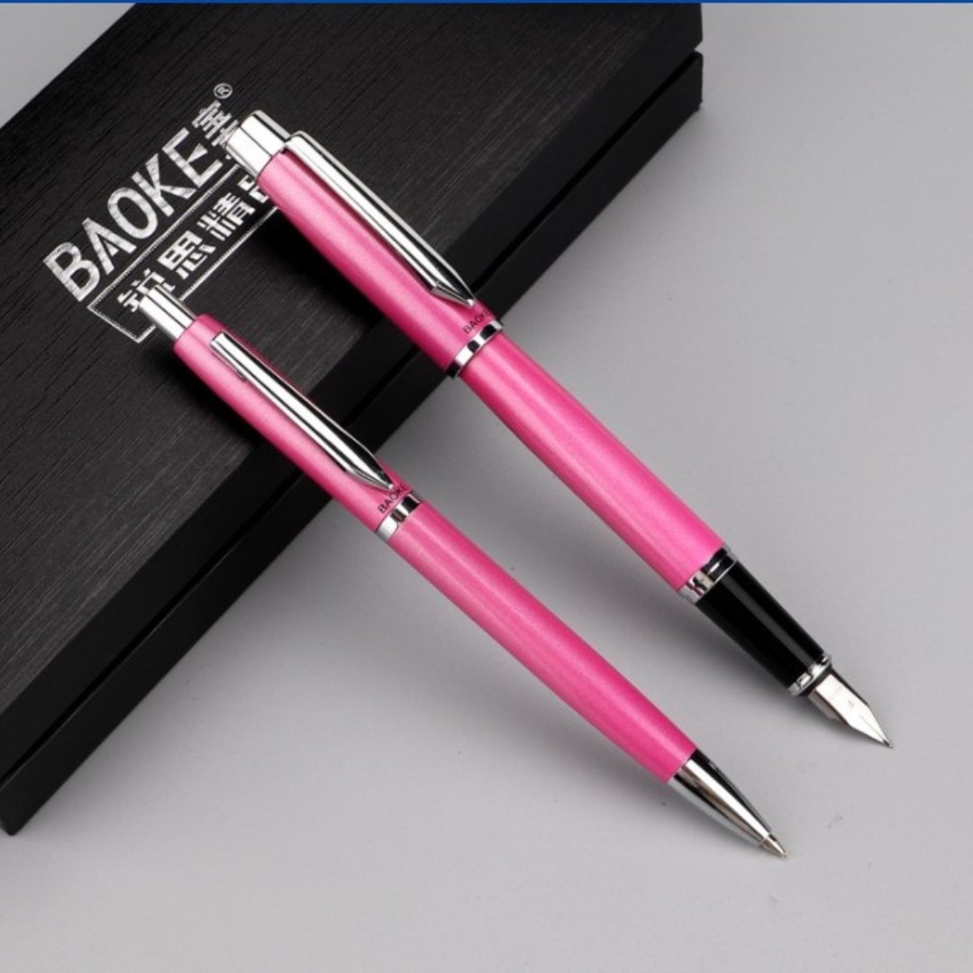 Baoke Fountain Pen & Ballpoint Pen Combo Set T12