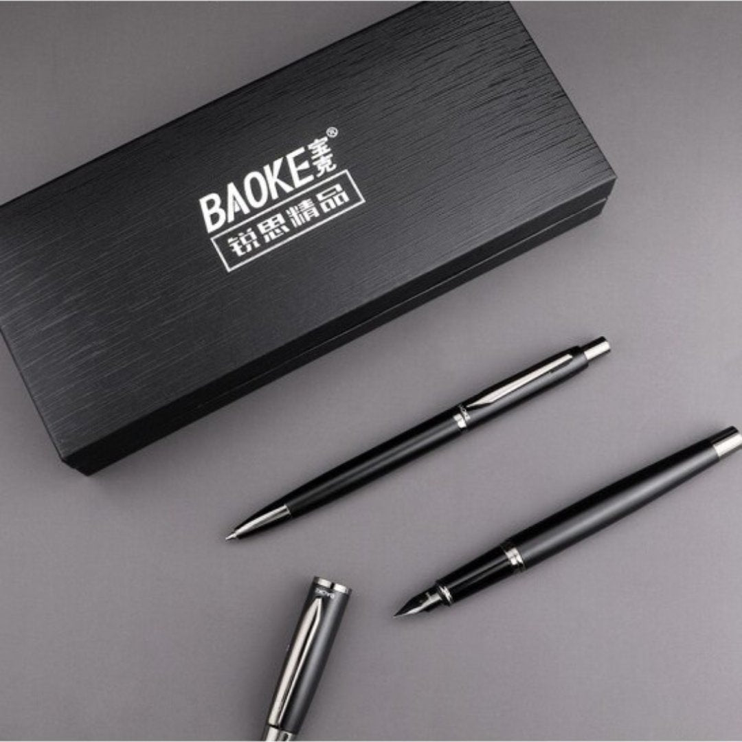 Baoke Fountain Pen & Ballpoint Pen Combo Set T12