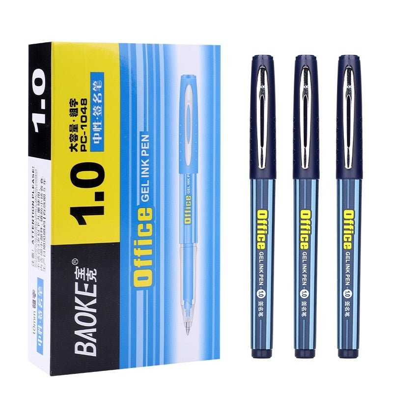 Baoke Gel Ink Pens 1.0mm (Pack of 12)- PC1048