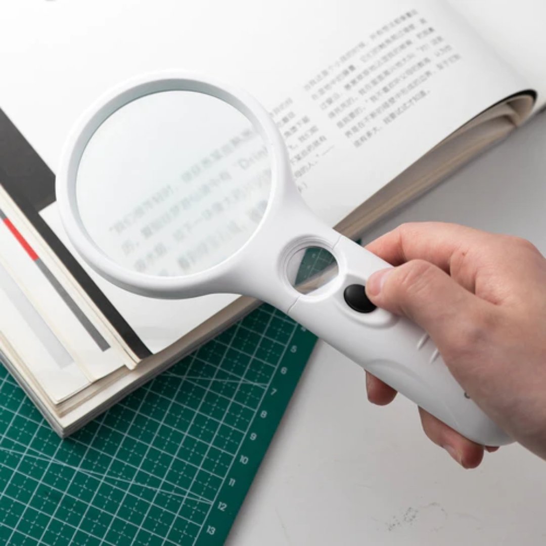 Deli 9099 Magnifier 3X with LED Light