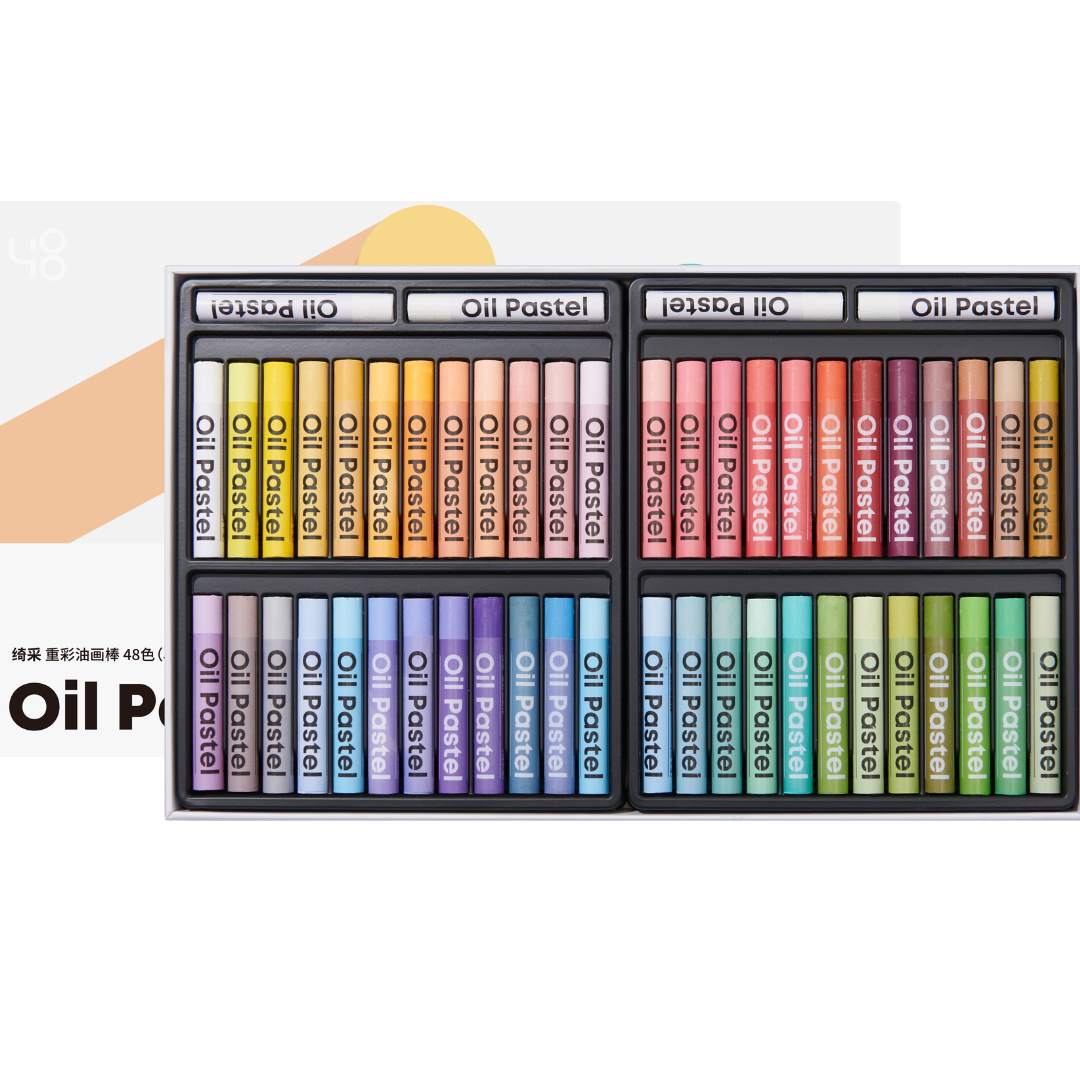 Kalor Oil Pastels Crayons - Pack of 24 and 48 Colors