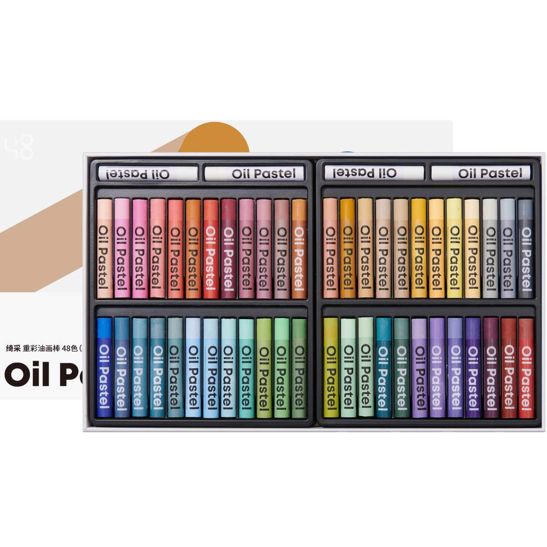 Kalor Oil Pastels Crayons - Pack of 24 and 48 Colors