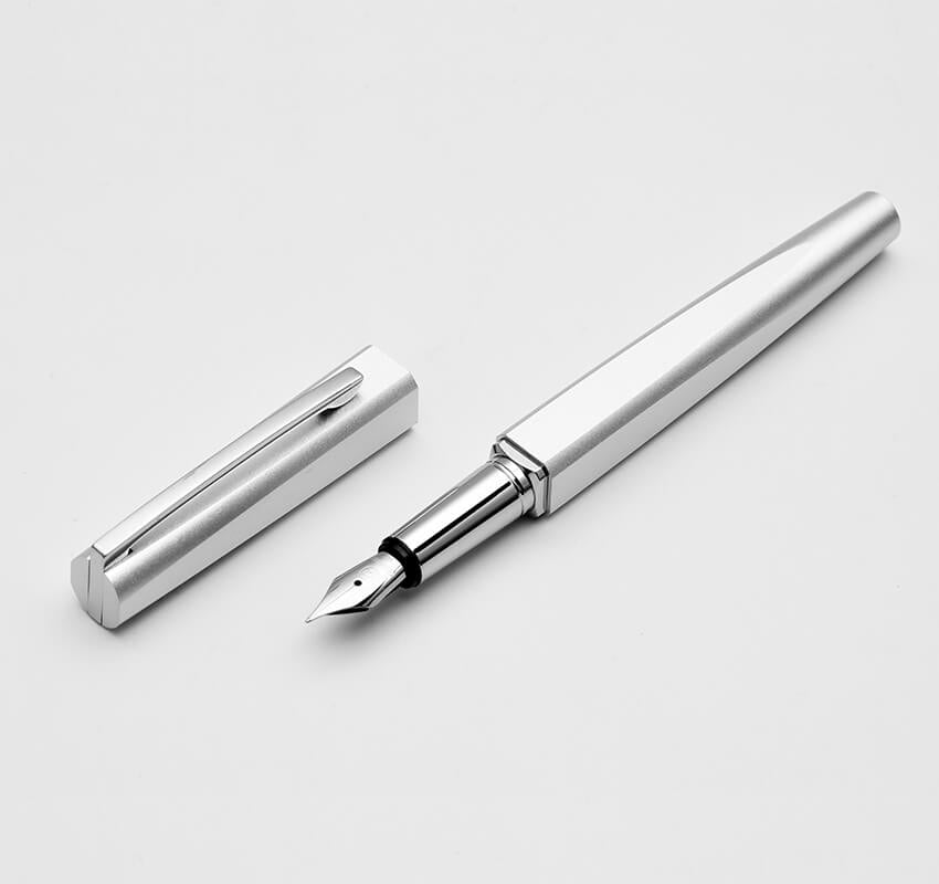 Kaco Square Fountain Pen Aluminum