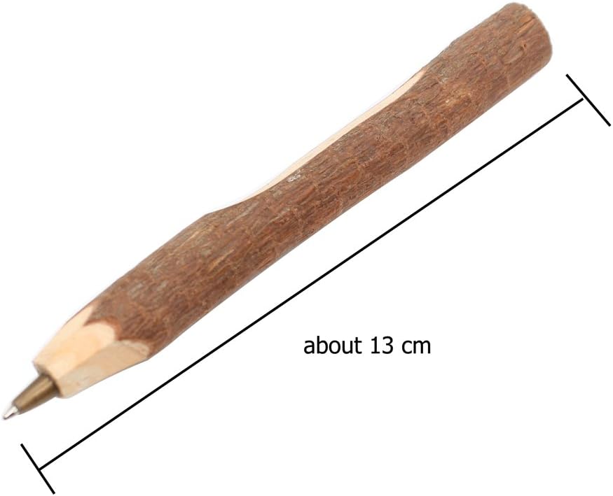 10PCS Handmade Wooden Vintage Original Ecological Wood Ballpoint Pen