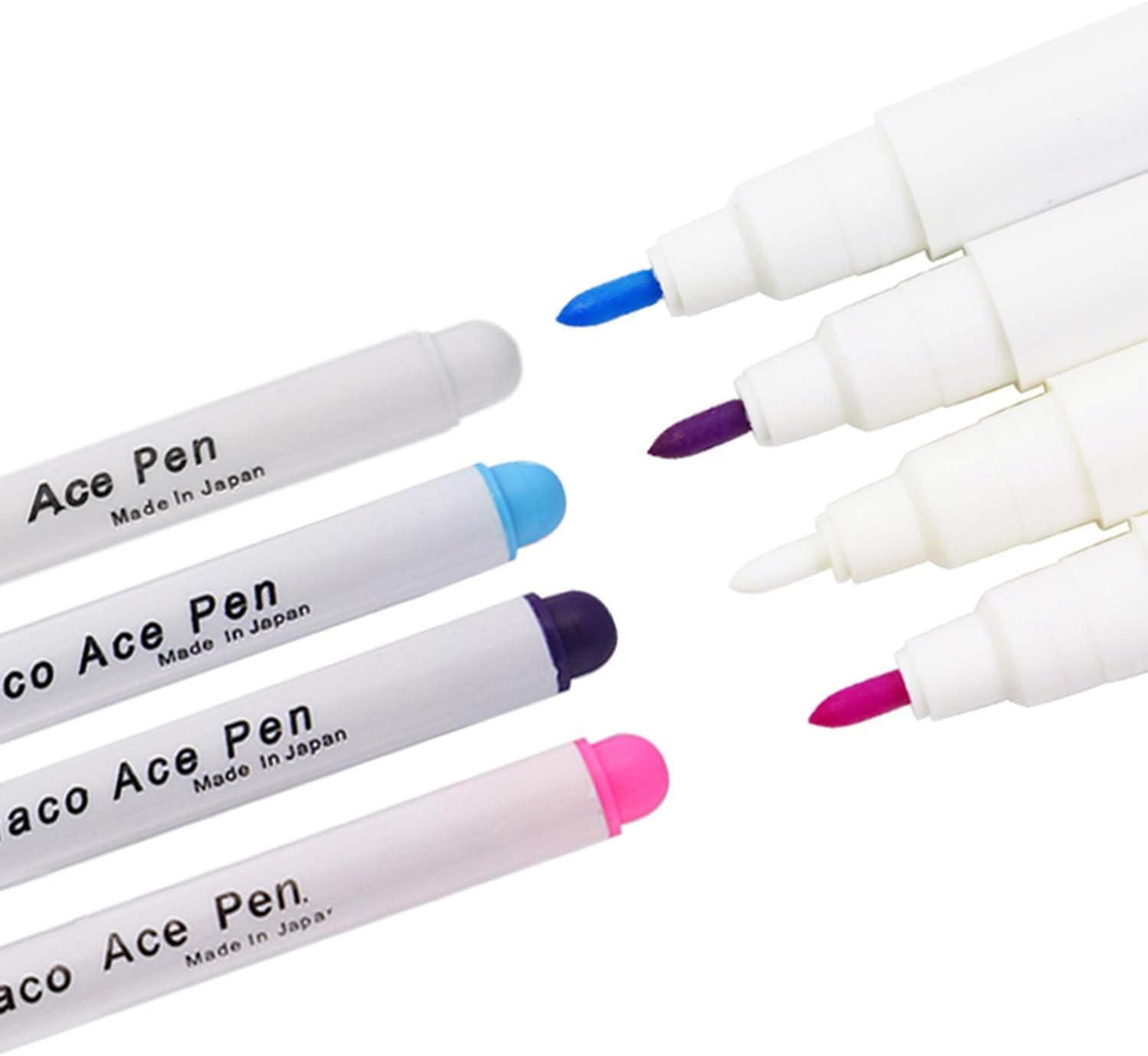 4 Color Fabric Marking Pens for Sewing Marking & Tracing Tools