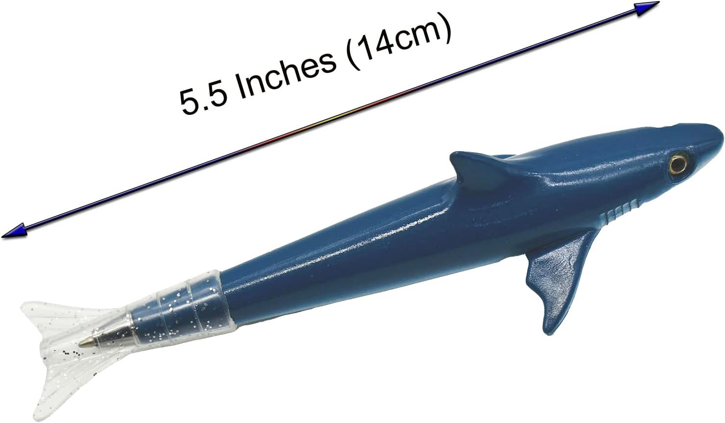 5PCS Clownfish Shark Sea Horse Dolphin Pens Sea Animal Ballpoint Pens