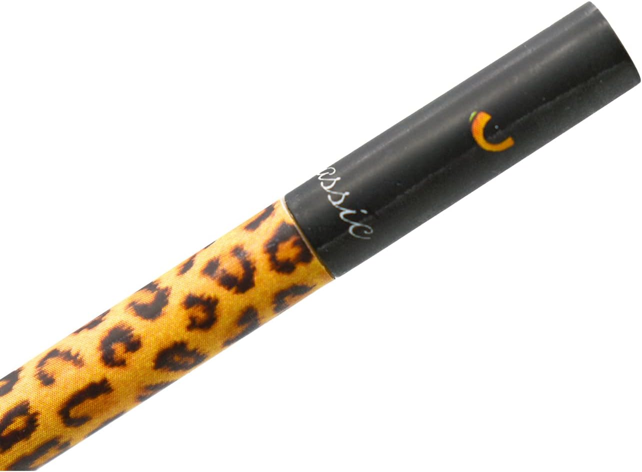 12PCS Leopard Print Giraffe Pattern Gel Pens Diamond Black Ink 0.38mm Extra Fine