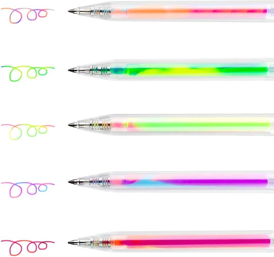 10pcs Magical Color Gel Pens Retractable Set