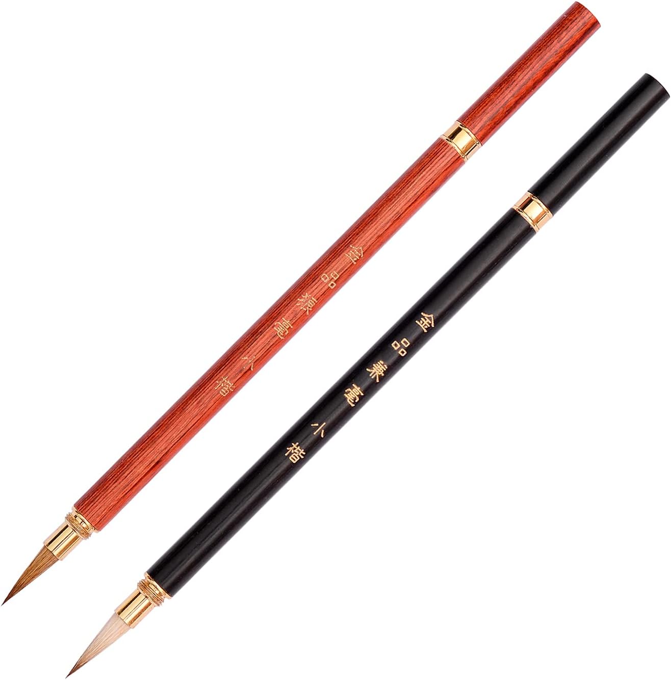 2pcs Traditional Chinese Calligraphy Writing Sumi Painting Brush Pens