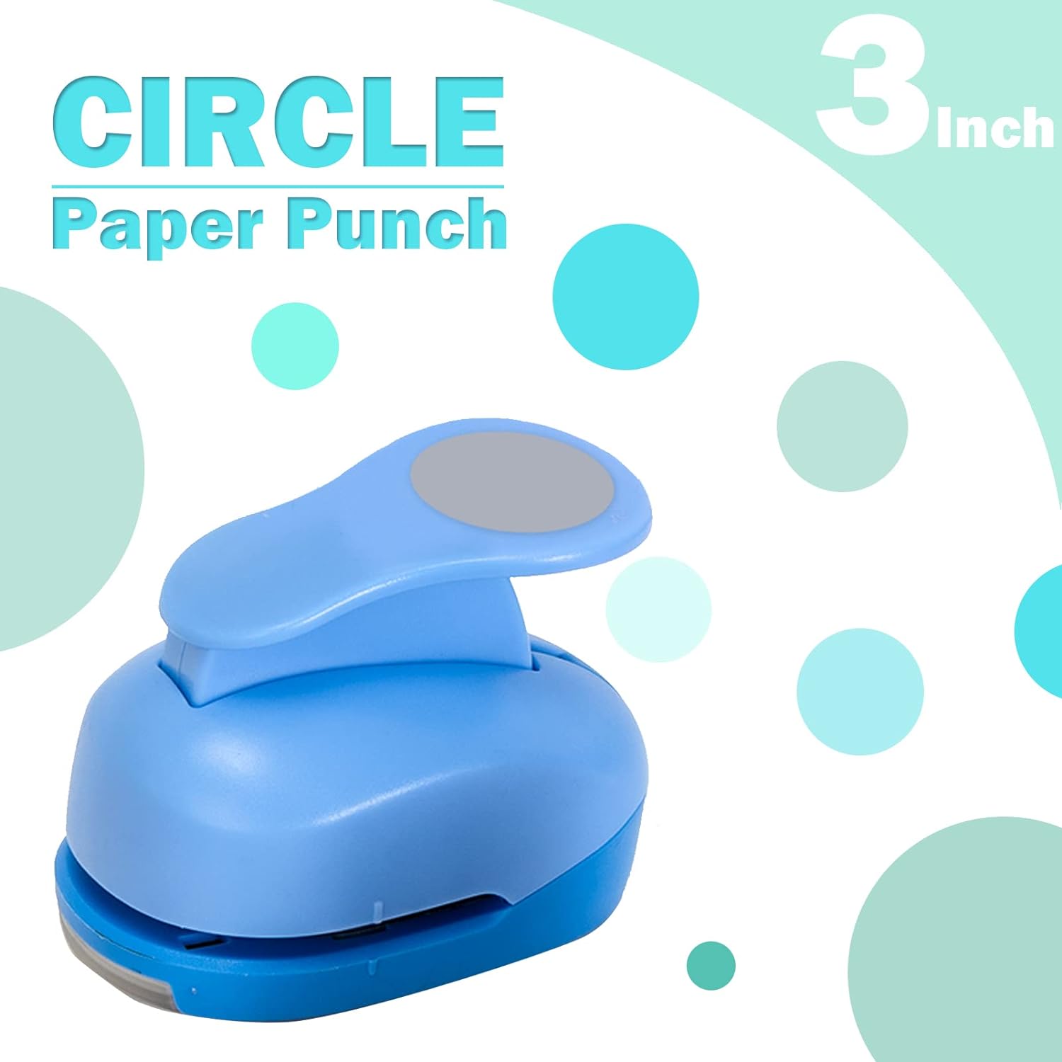 Large 3 Inch Craft Circle Hole Paper Punch for Greeting Cards,Scrapbook