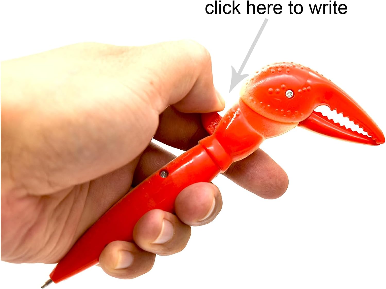 6PCS Novelty Lobster Crab Claw Ballpoint Pens For Kids