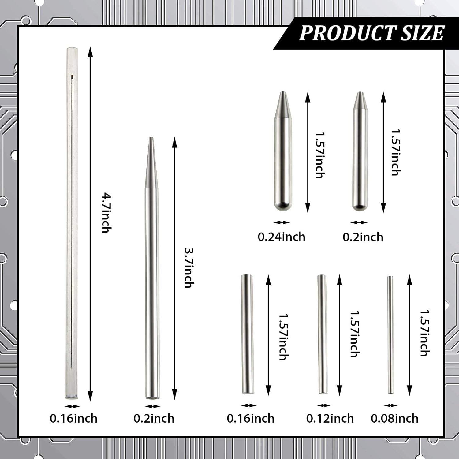 10Pcs Metal DIY Model Tool Needle-Nose Pliers Set