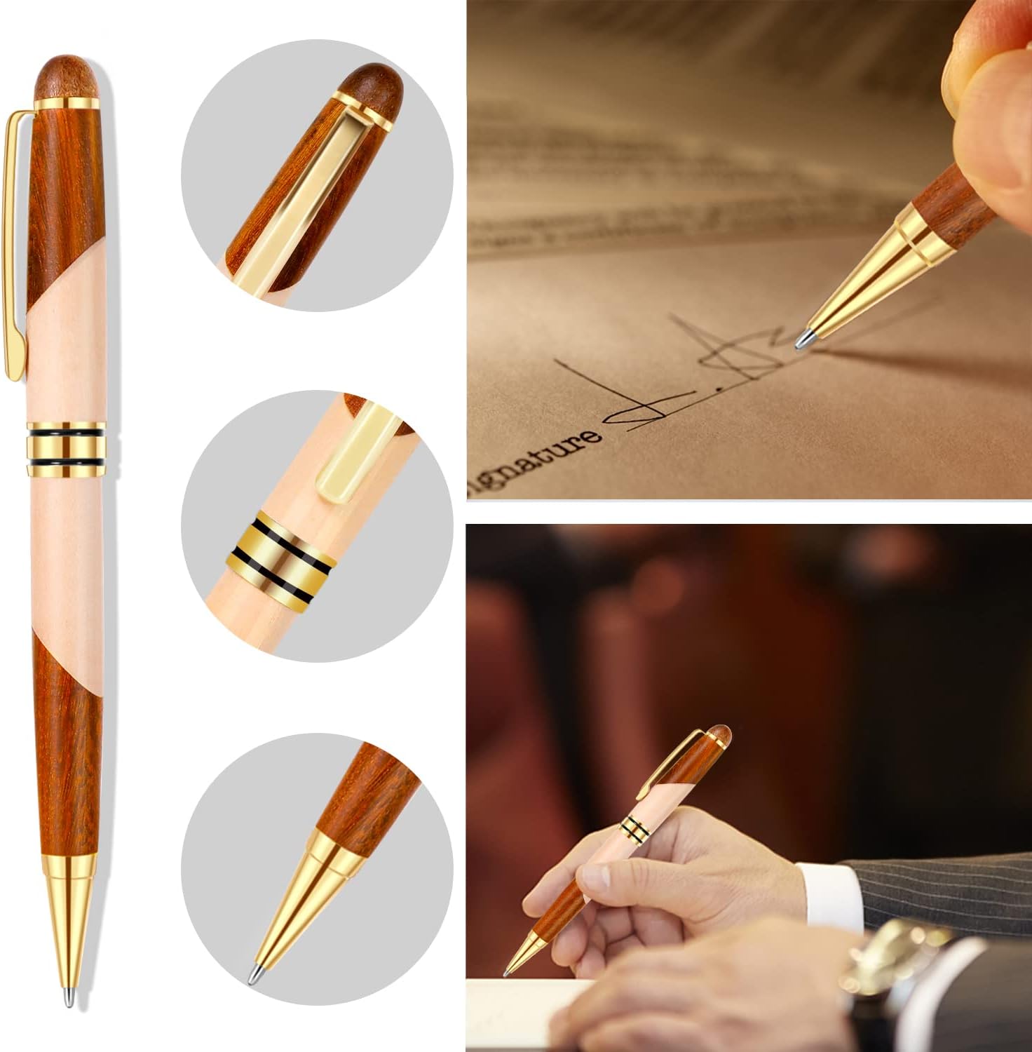 Wooden Fountain Pen Gift Set