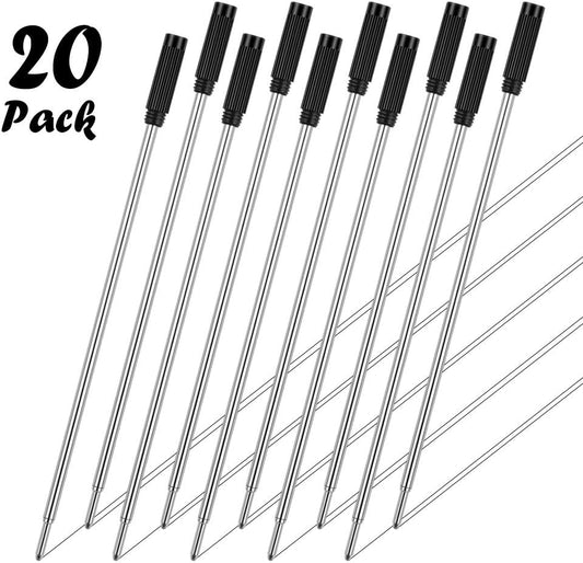 Cross Compatible Ballpoint Pen Refills 20 Pack,Medium Point