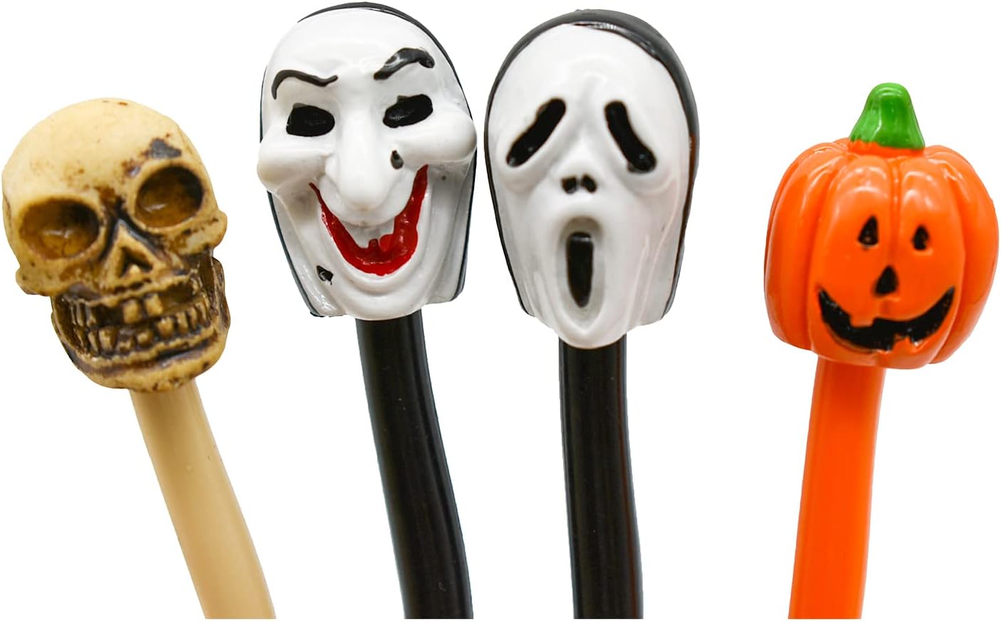 18 PCS Halloween Spooky Skull Pumpkin Grimace Vampire Ballpoint Pens