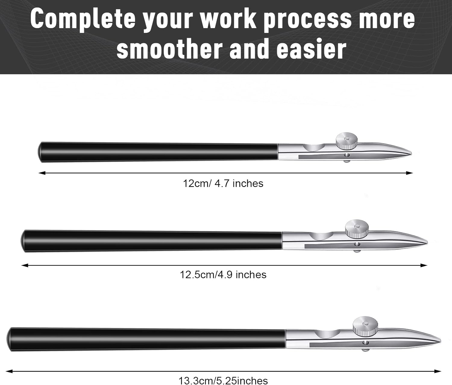 6Pcs Art Ruling Pen Set 3 Sizes Masking Fluid Pen