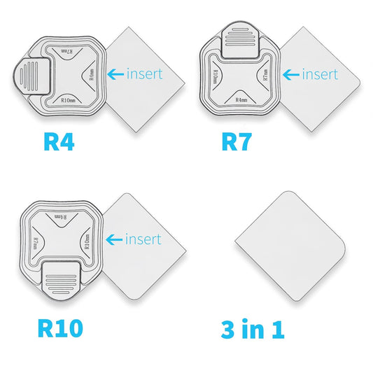 3in1 Paper Punch Corner Rounder,R4mm+R7mm+R10mm