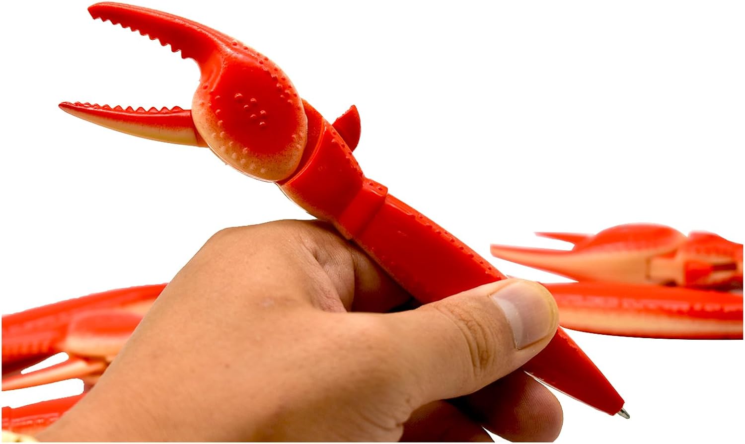 6PCS Novelty Lobster Crab Claw Ballpoint Pens For Kids