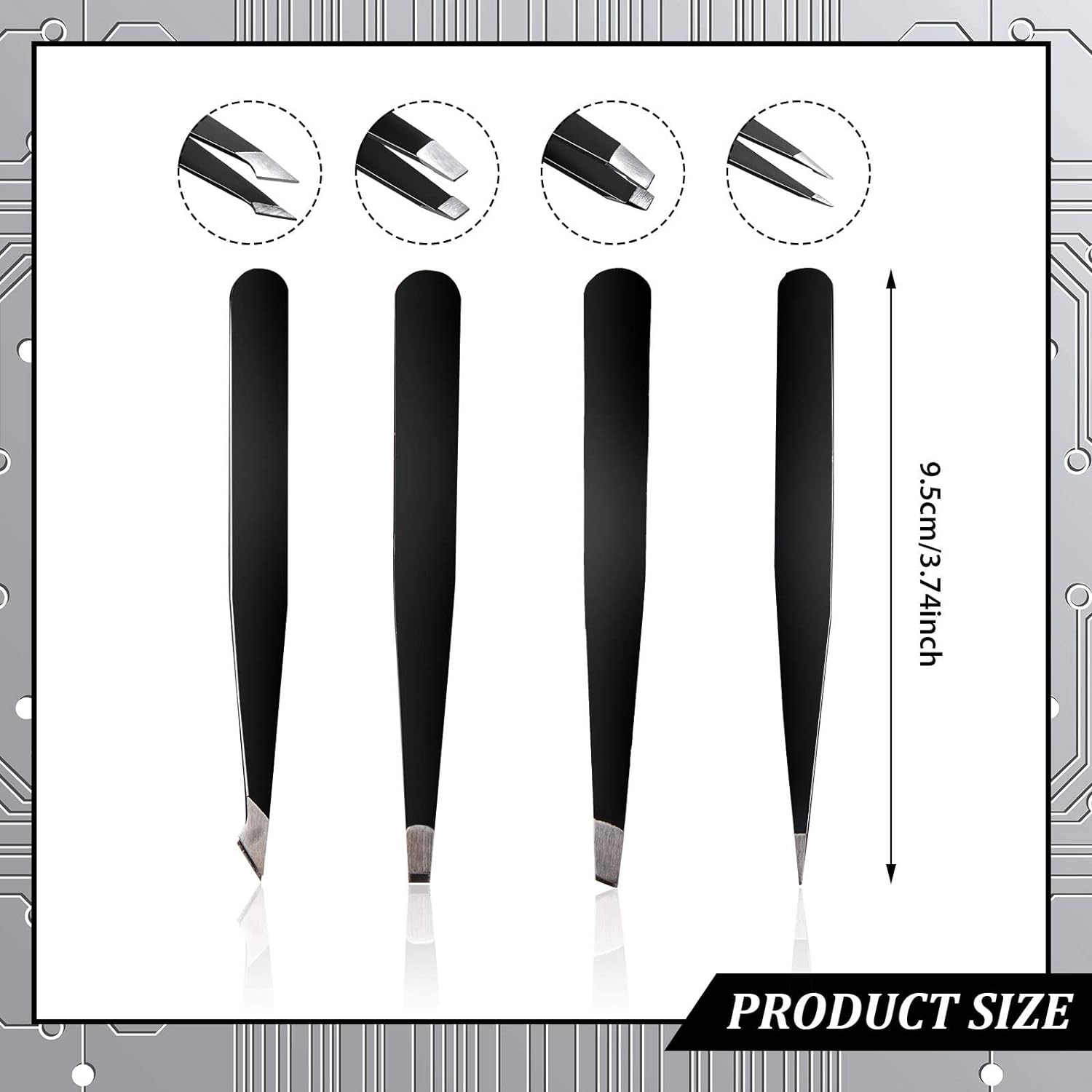 12 Metal Model Tool Kits Long Edge Bending Clipper Tweezers