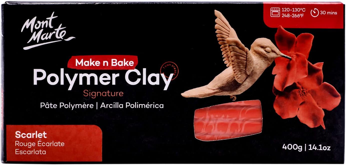 Mont Marte Make n Bake Polymer Clay Signature 400g Block