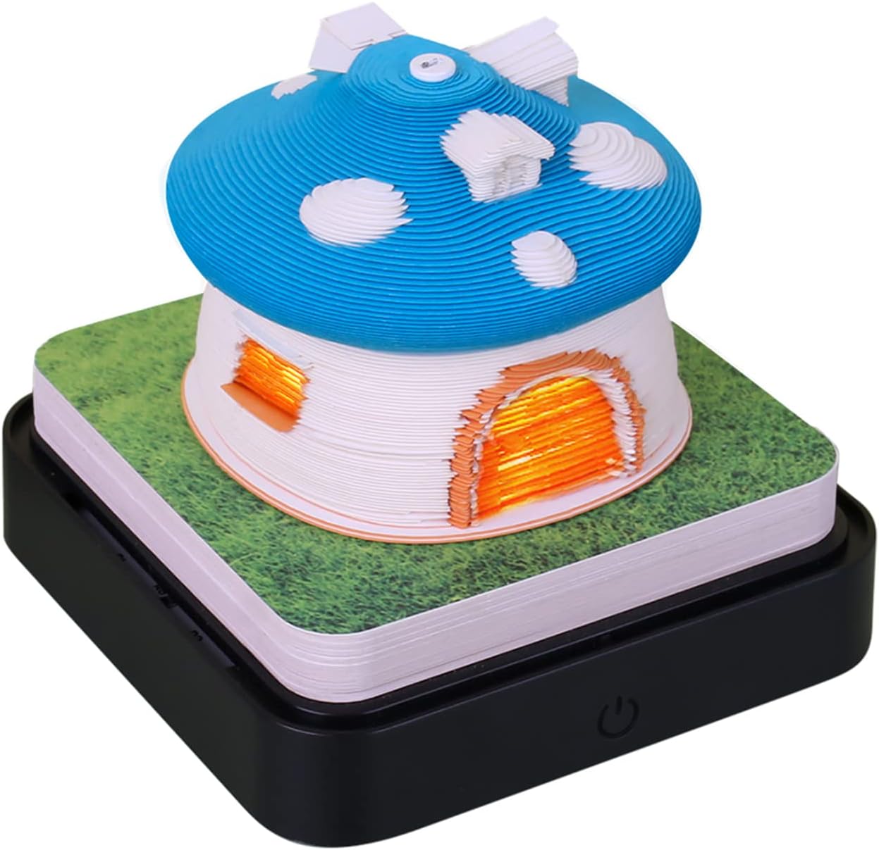 2024 Time Piece Mushroom Calendar Memo Pad with LED Lights