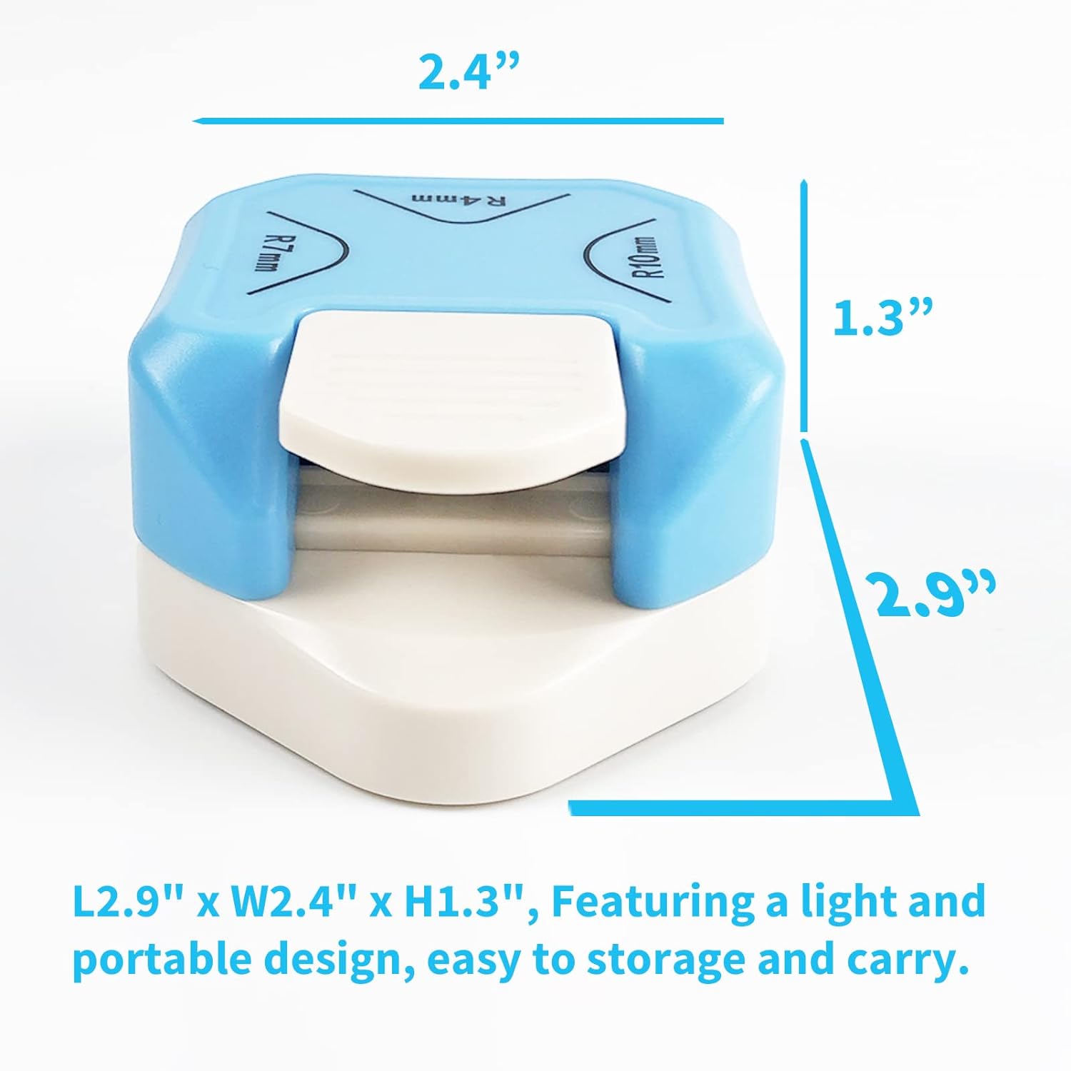 3in1 Paper Punch Corner Rounder,R4mm+R7mm+R10mm