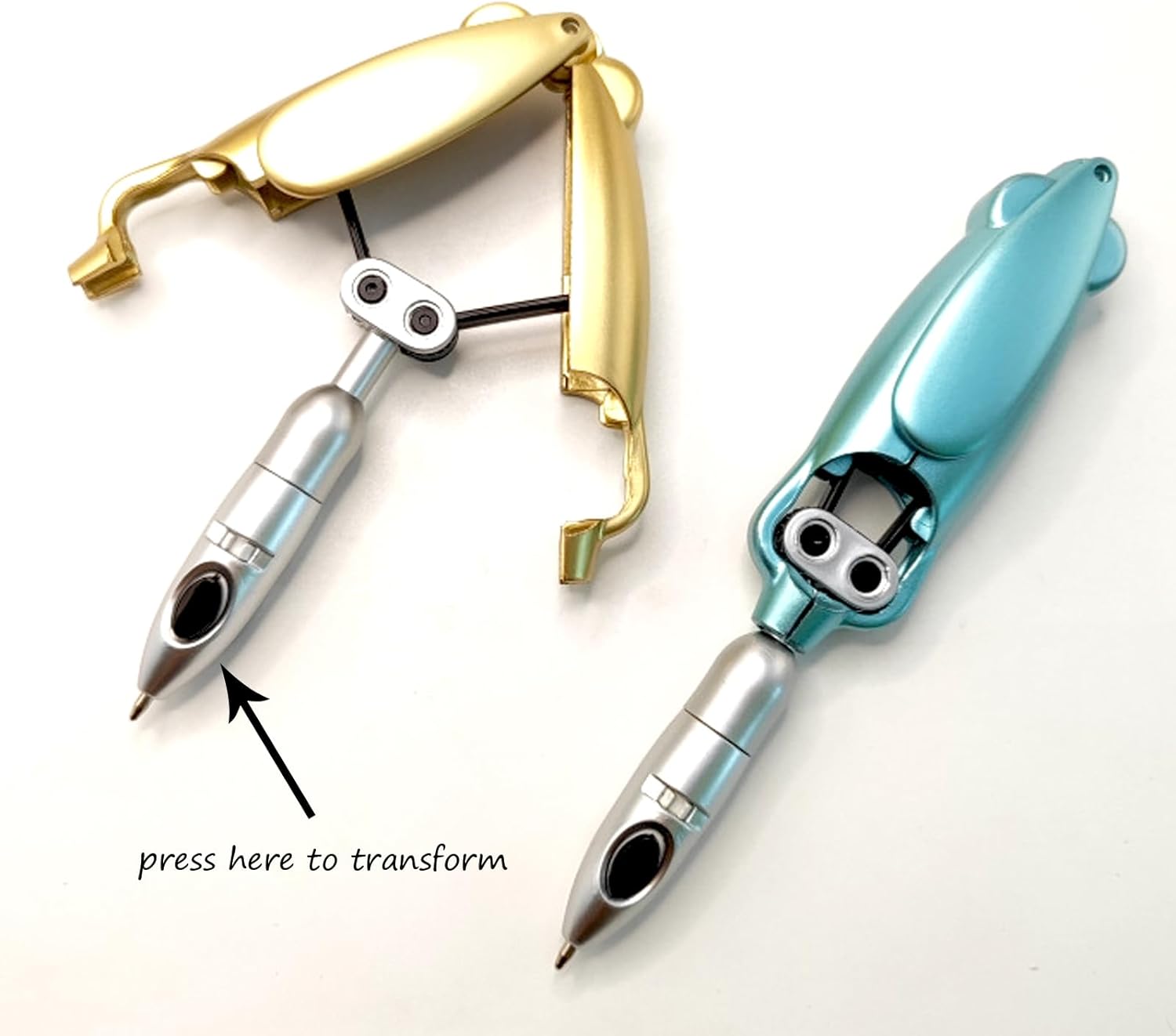 4PCS Novelty Transforming Robotic Ballpoint Pens