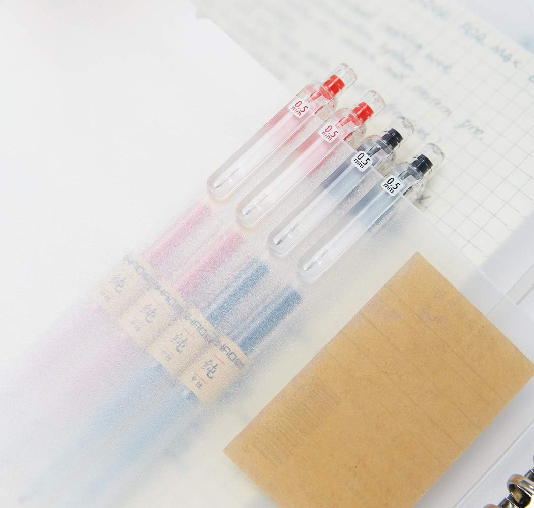 AIHAO Retractable Gel Ink Pens 0.5mm Fine Point 12-Pack