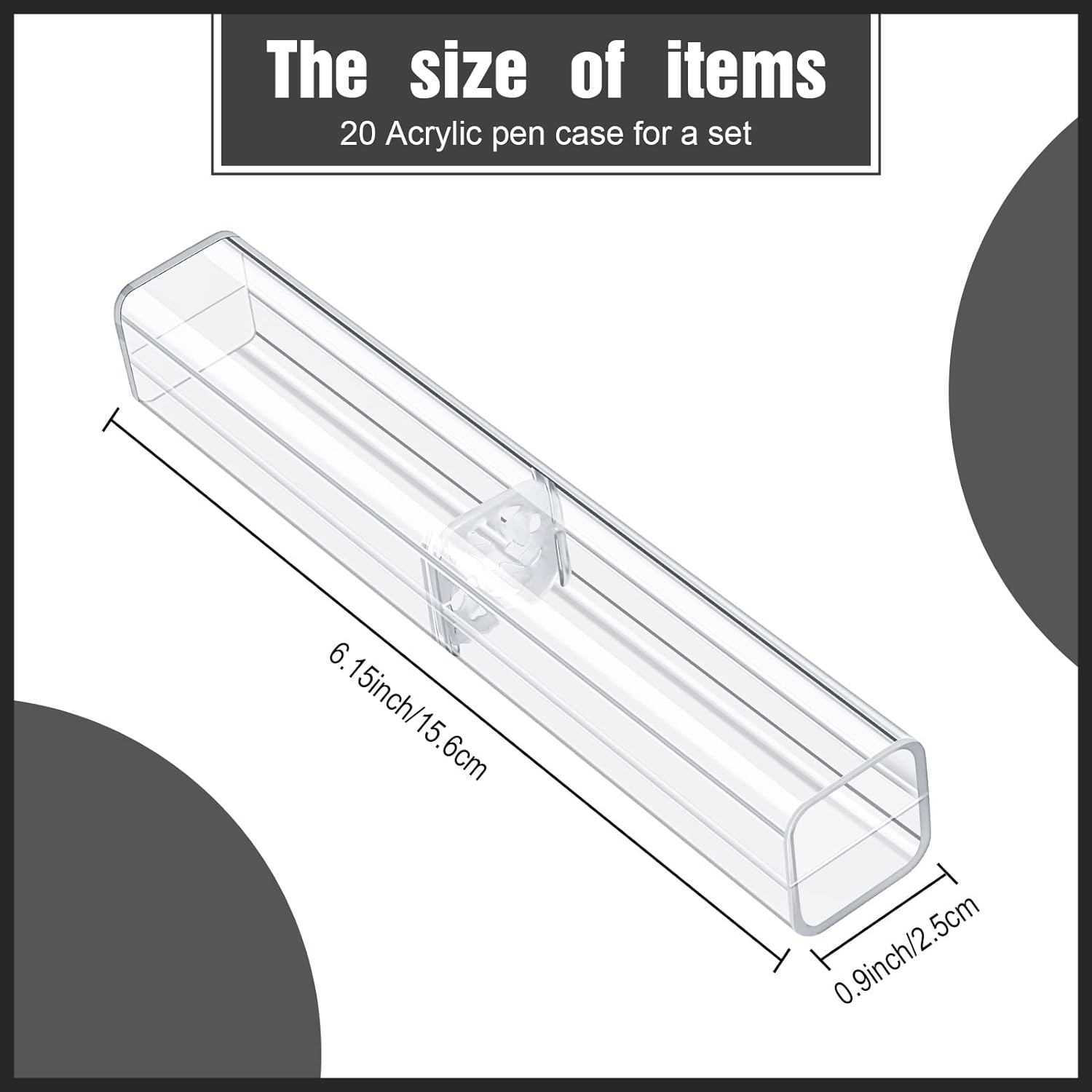 Acrylic Pen Gift Boxes Storage Cases