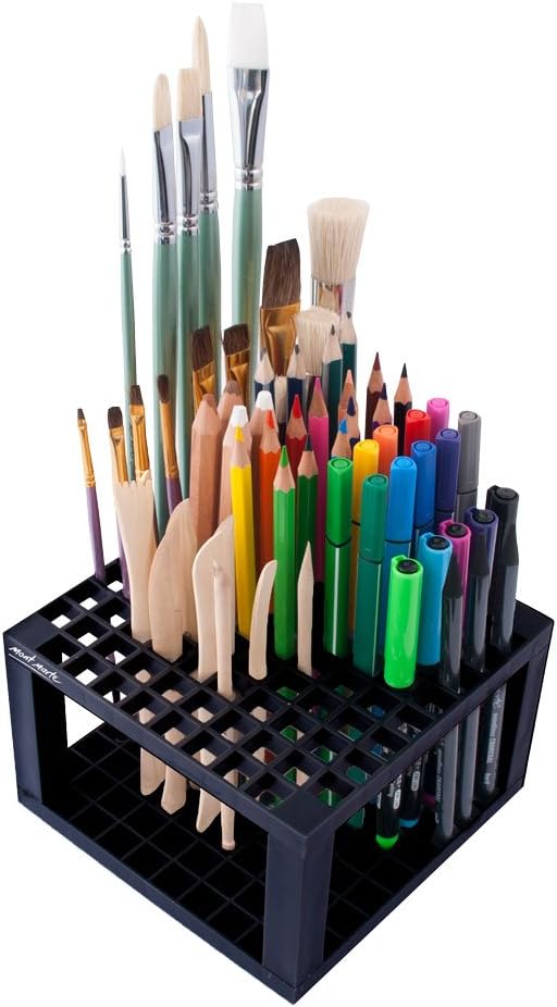 MONT MARTE 96 Hole Plastic Marker Pen,Pencil,Brush Holder