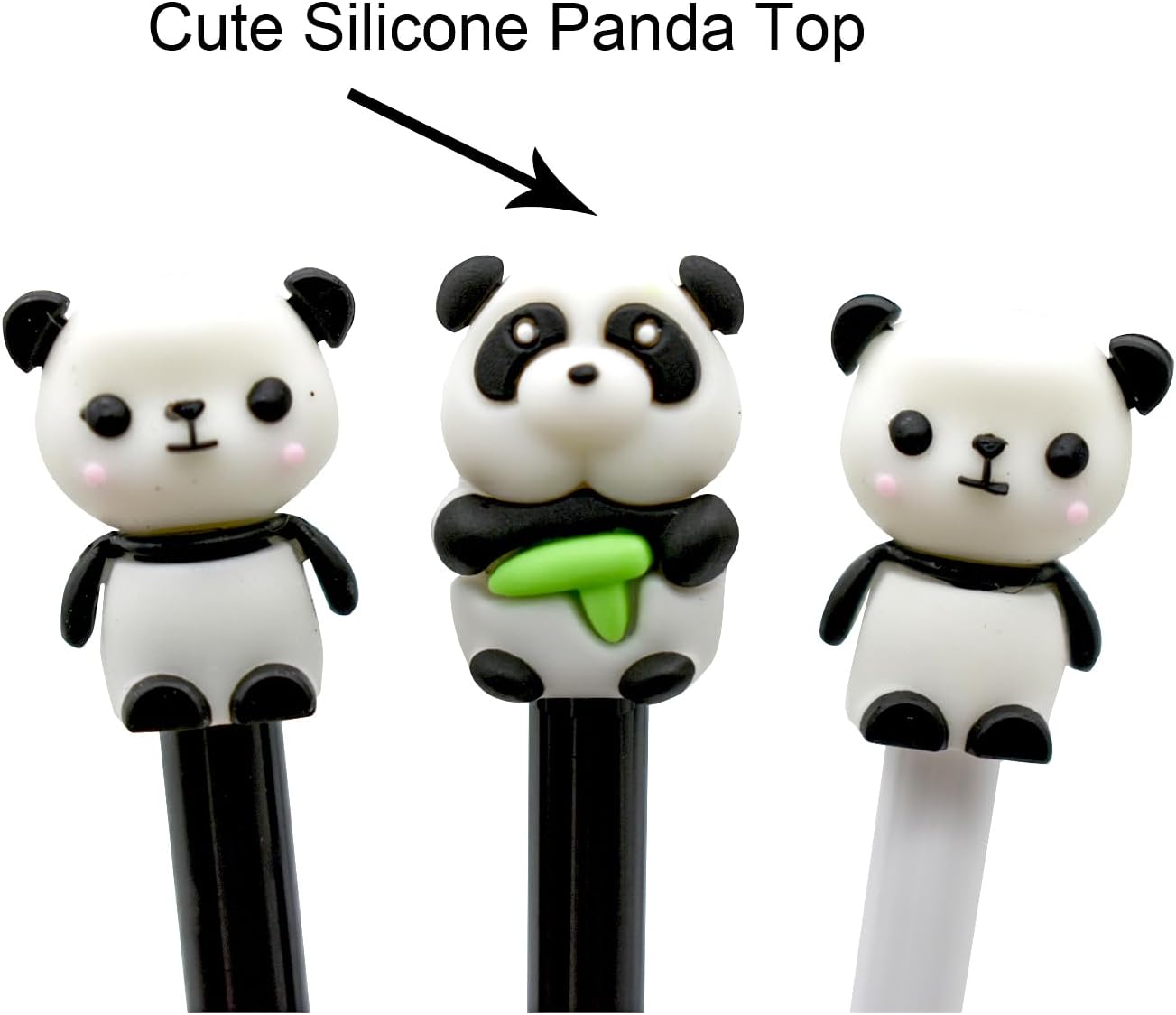 12PCS Adorable Panda Gel Pens